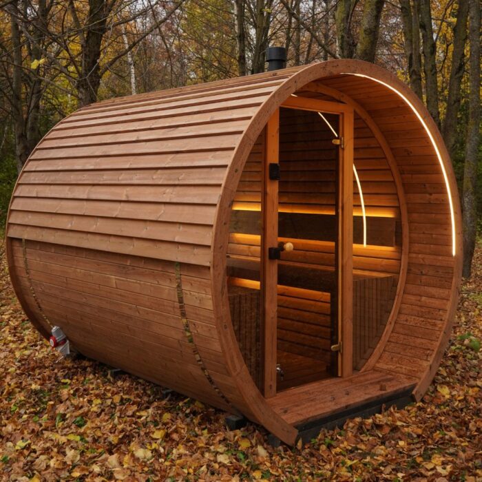 Barrelsauna luxe 2.6 meter