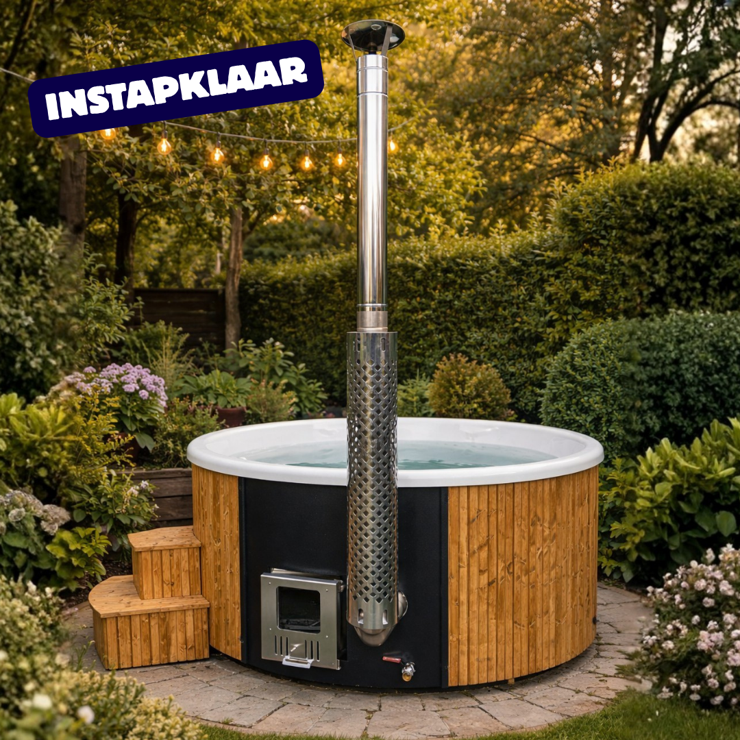 Instapklare hottub houtgestookt thermohout