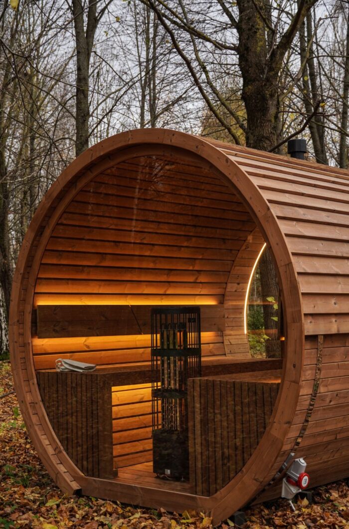Barrelsauna luxe 2.6 meter