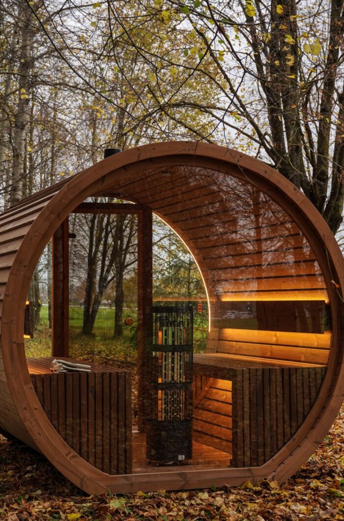Barrelsauna luxe 2.6 meter