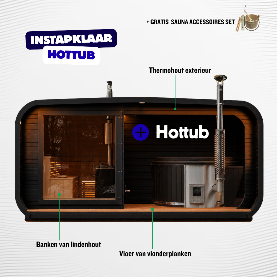 Instapklare sauna module