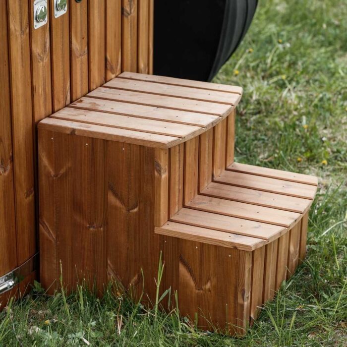 Houtgestookte hottub - interne kachel - ovaal