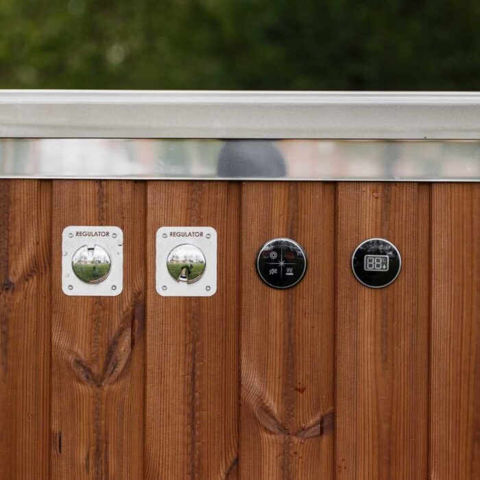 Houtgestookte hottub - interne kachel - ovaal