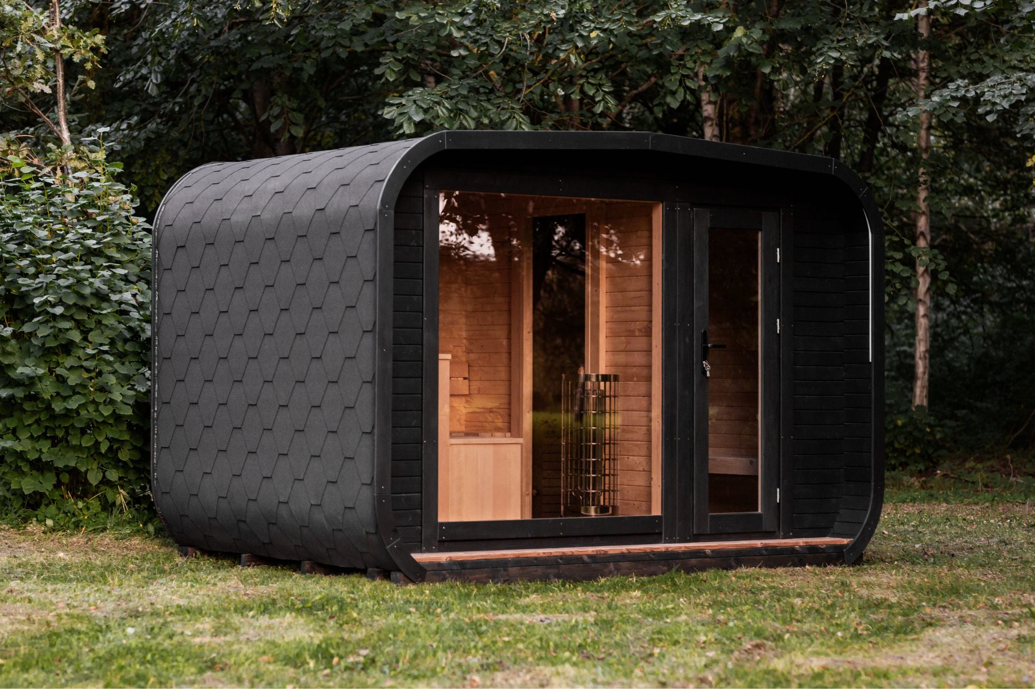 Arc Sauna met kleedruimte 245x340