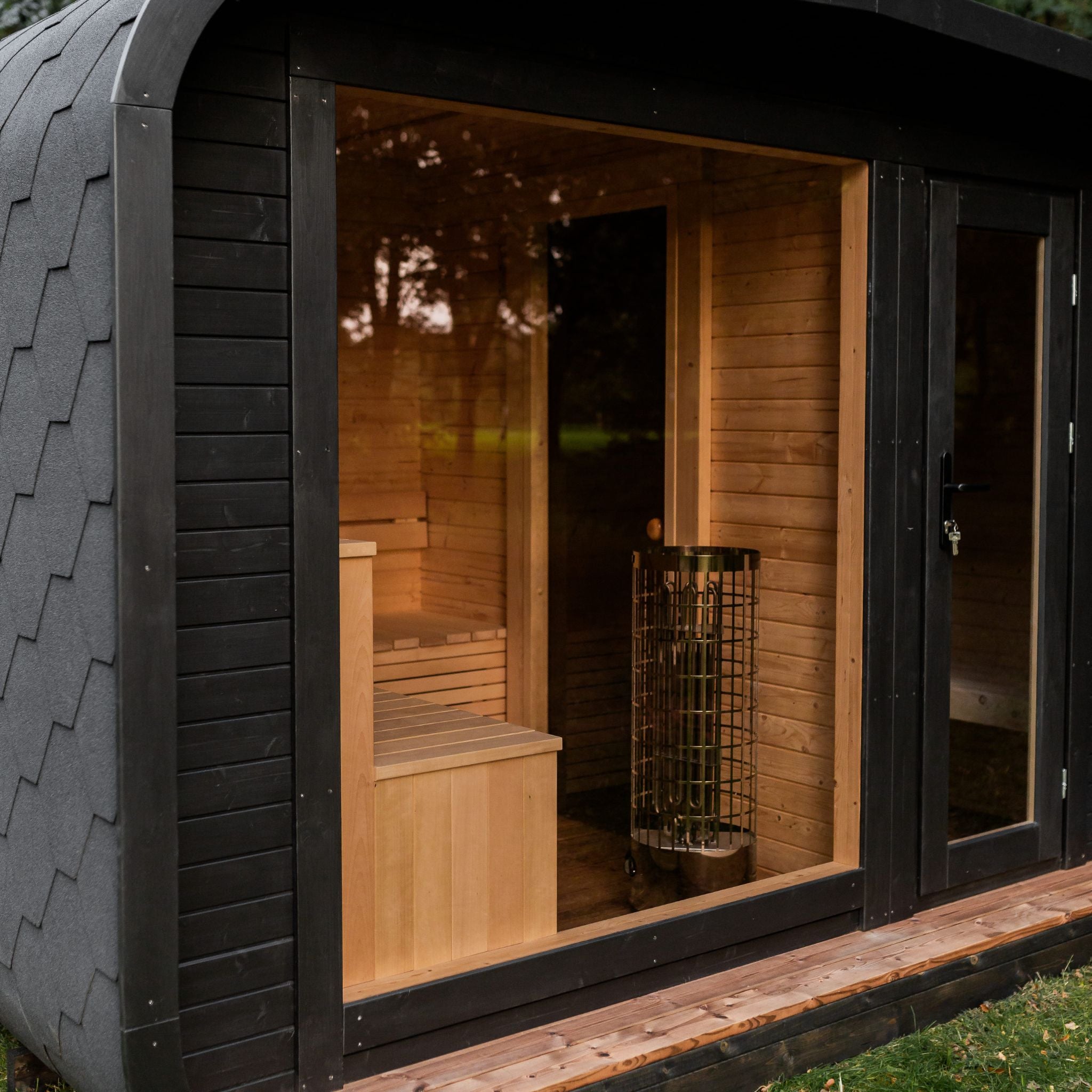 Arc Sauna met kleedruimte 245x340