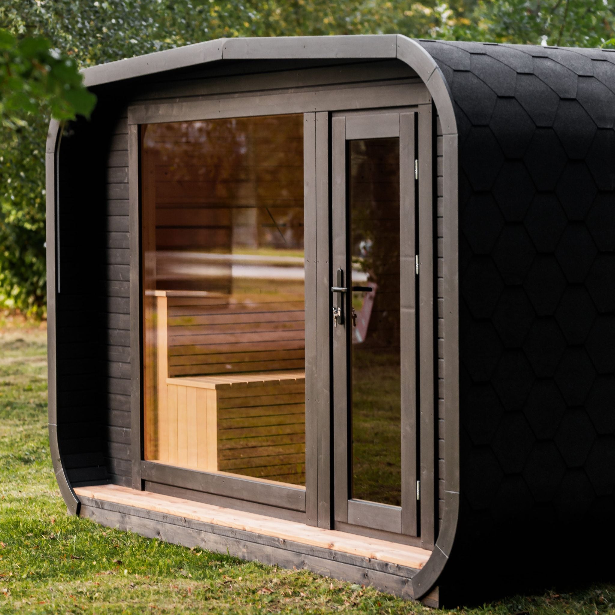 Arc Sauna met kleedruimte 245x340
