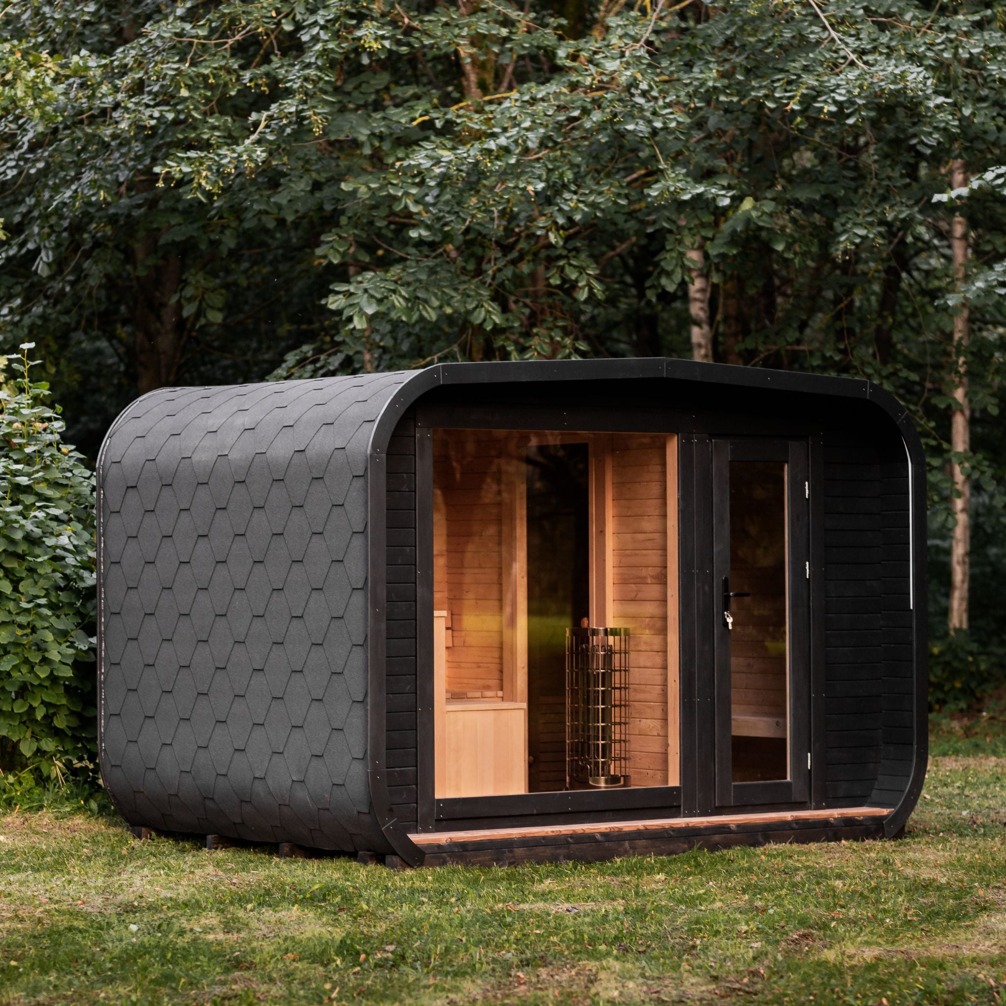 Arc Sauna met kleedruimte 245x340