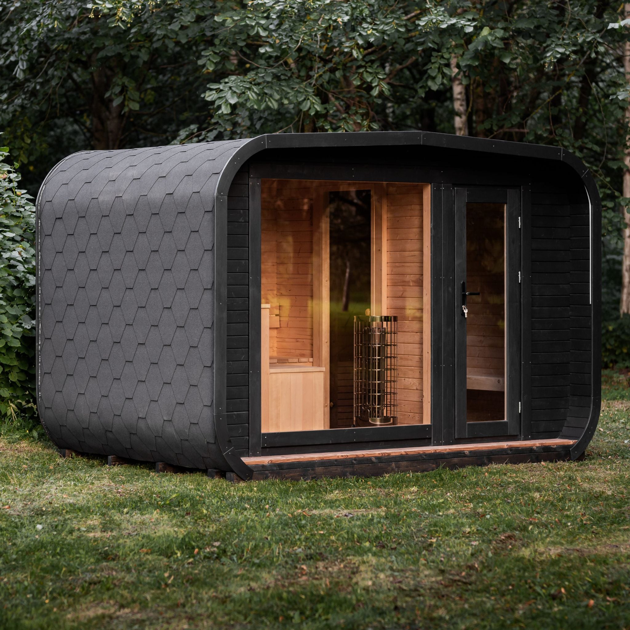 Arc Sauna met kleedruimte 245x340