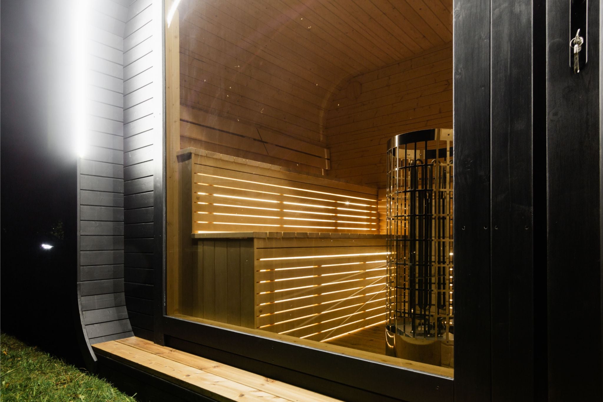 Arc Sauna met kleedruimte 245x340