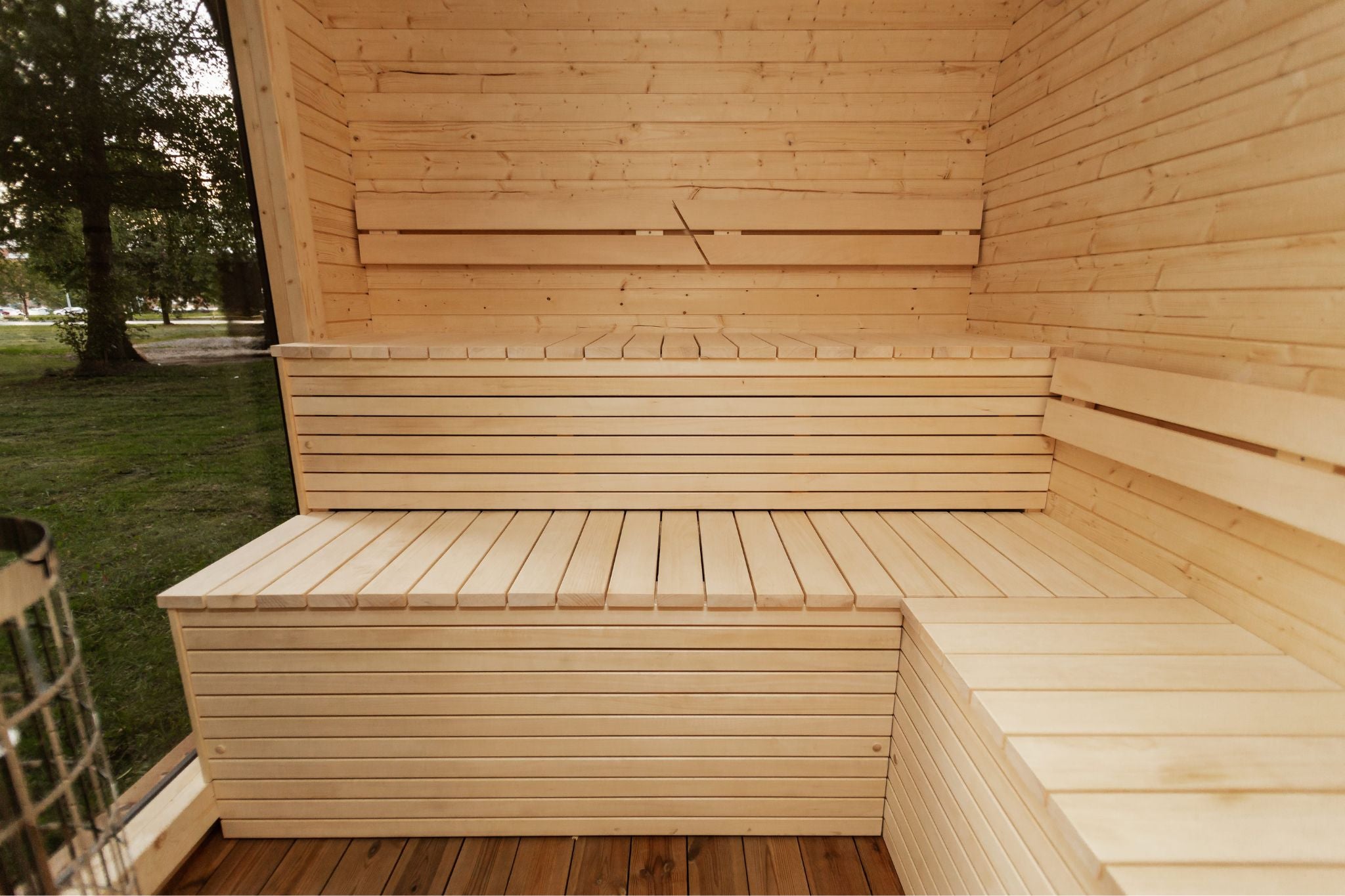 Arc Sauna met kleedruimte 245x340