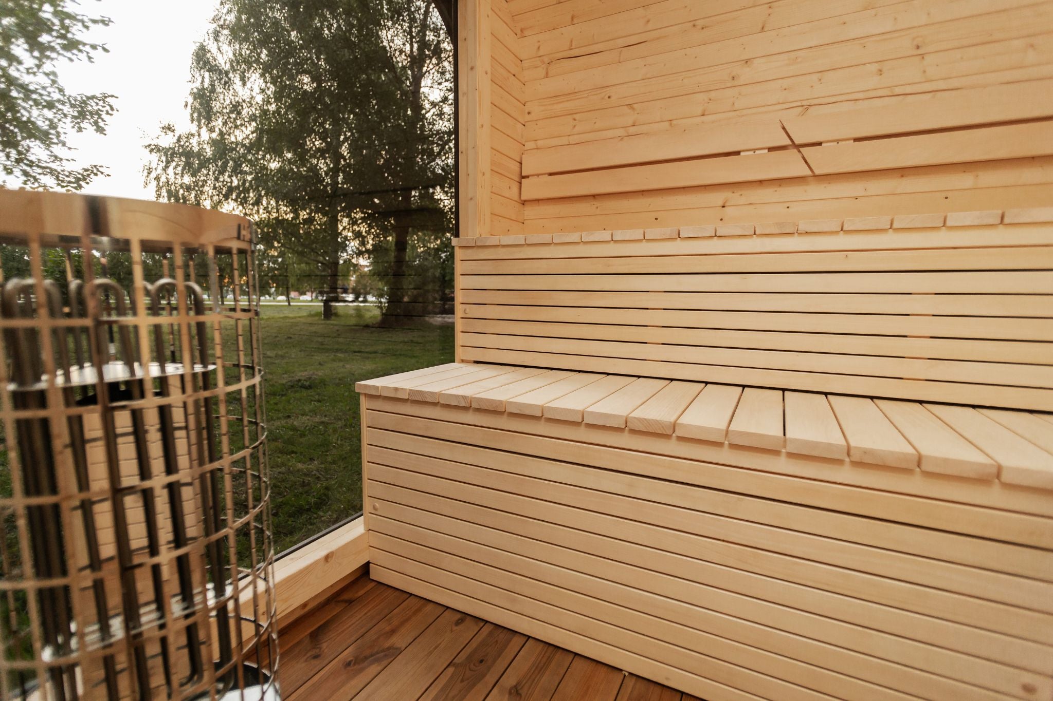 Arc Sauna met kleedruimte 245x340