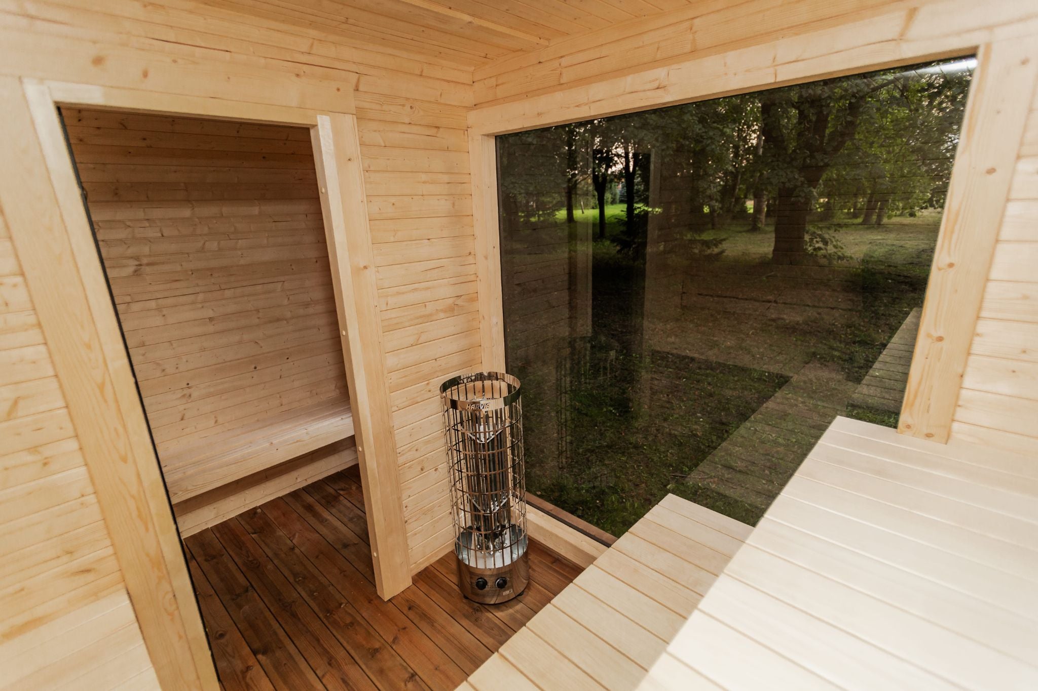 Arc Sauna met kleedruimte 245x340