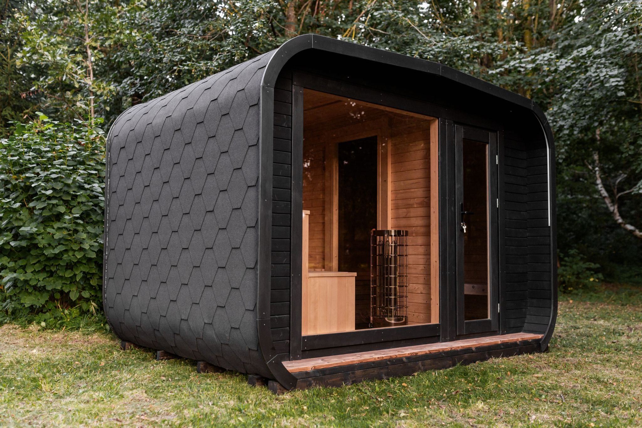 Arc Sauna met kleedruimte 245x340