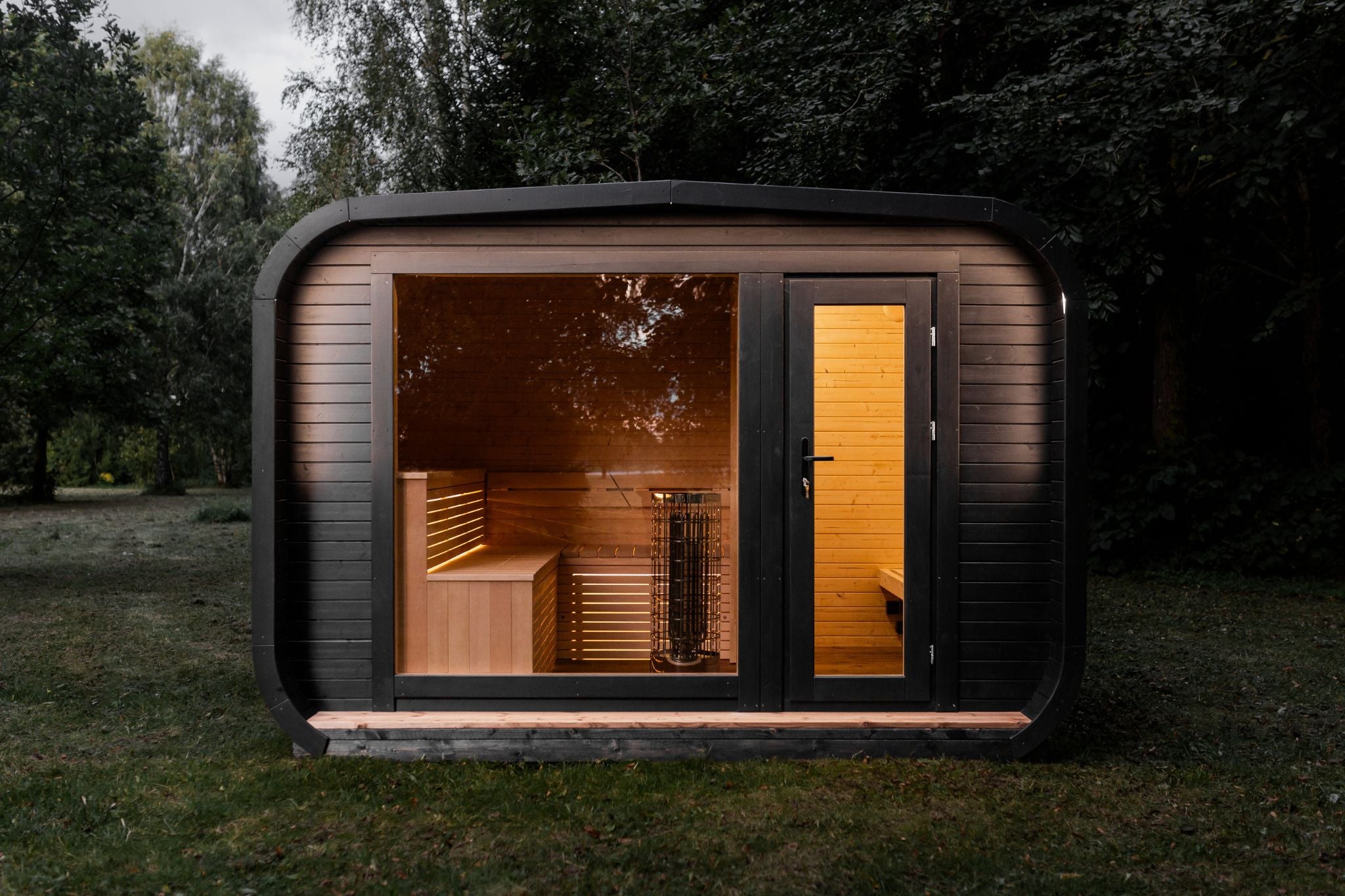 Arc Sauna met kleedruimte 245x340
