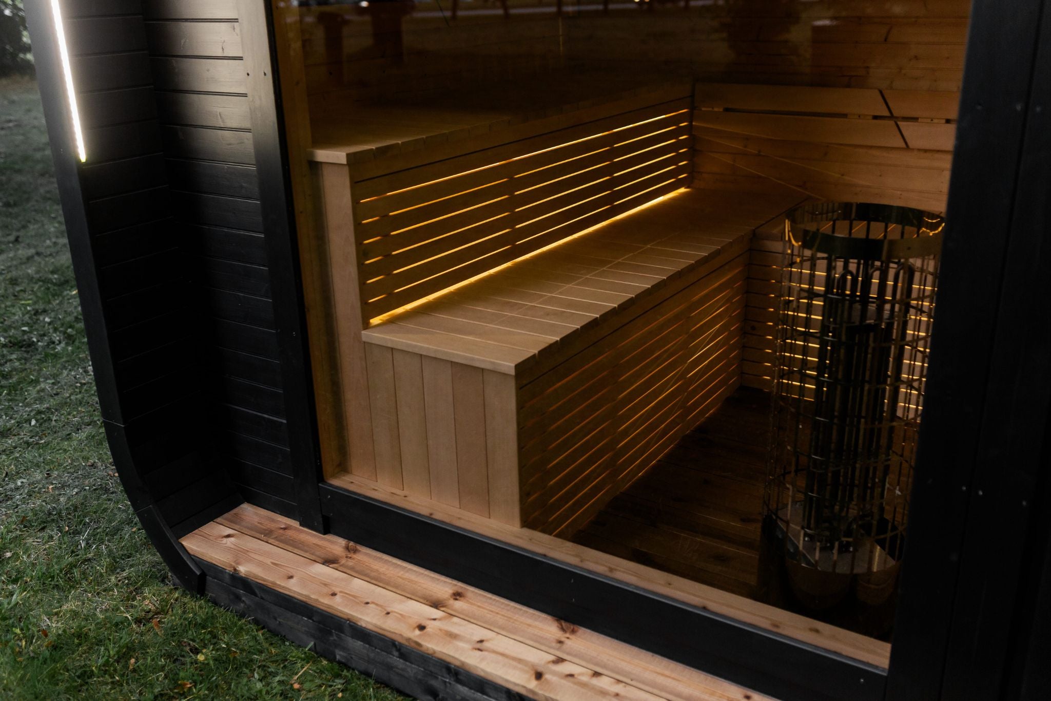 Arc Sauna met kleedruimte 245x340