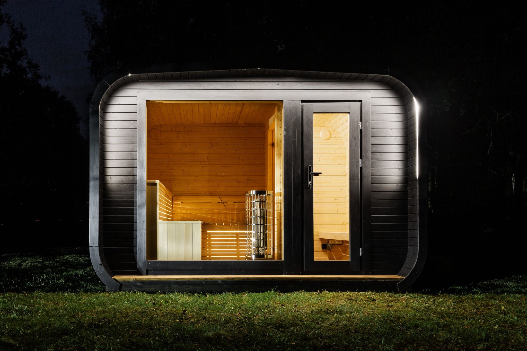 Arc Sauna met kleedruimte 245x340