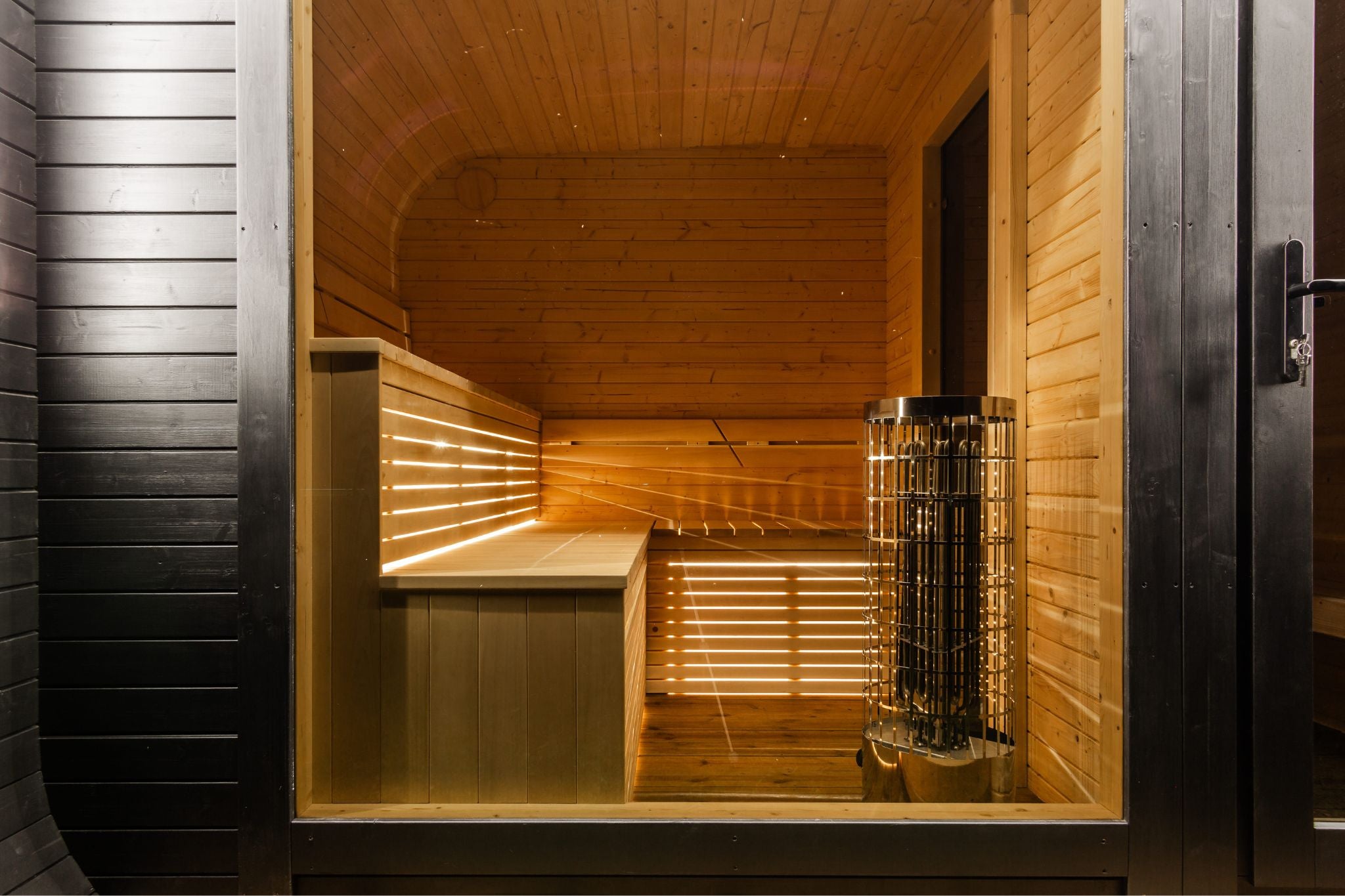 Arc Sauna met kleedruimte 245x340