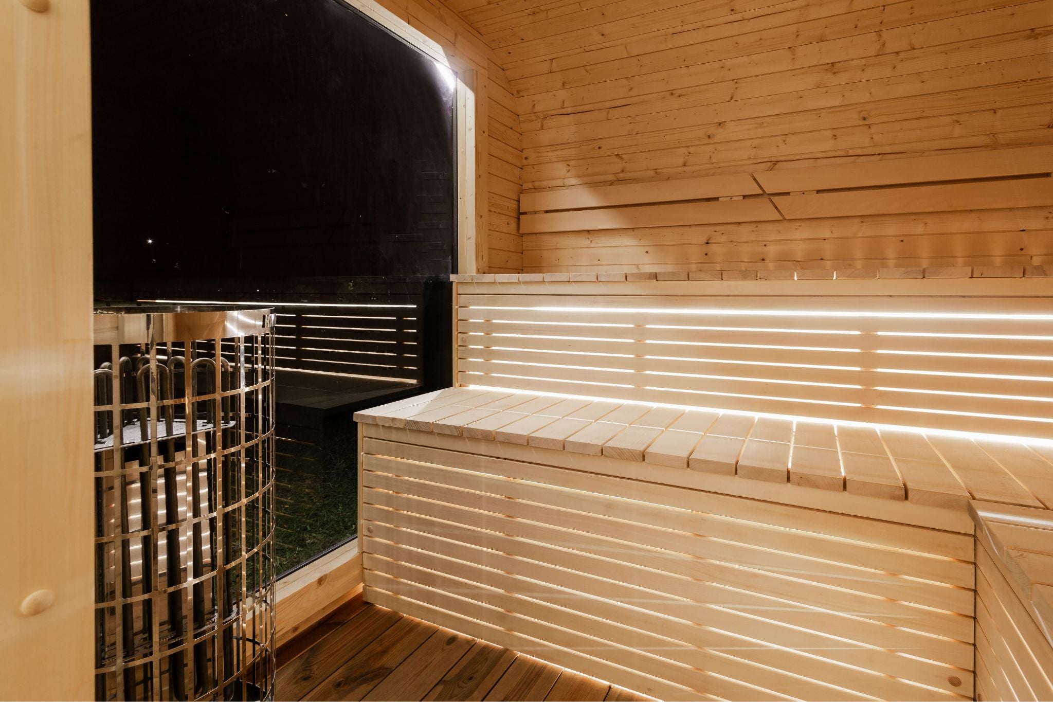 Arc Sauna met kleedruimte 245x340