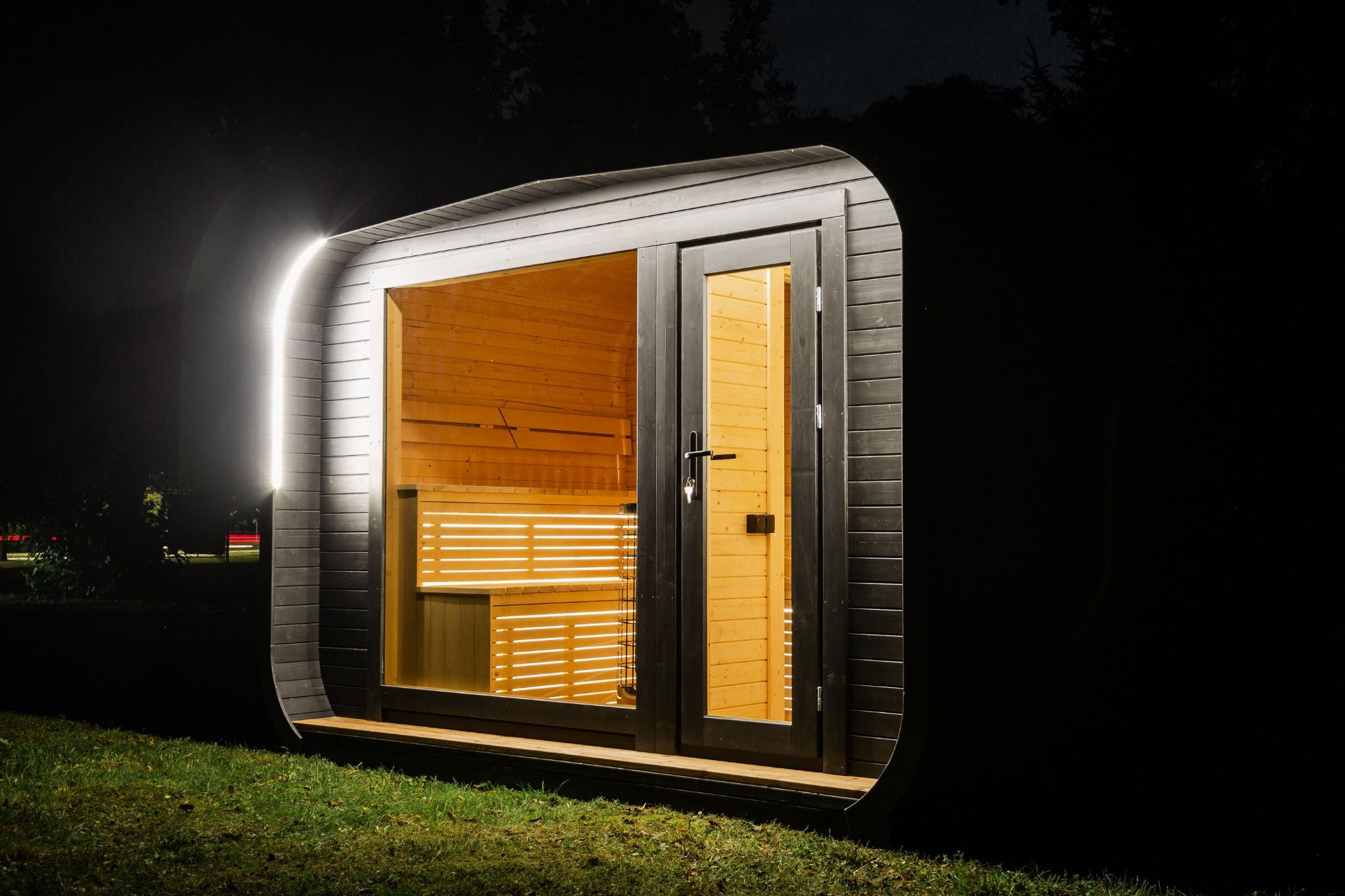 Arc Sauna met kleedruimte 245x340
