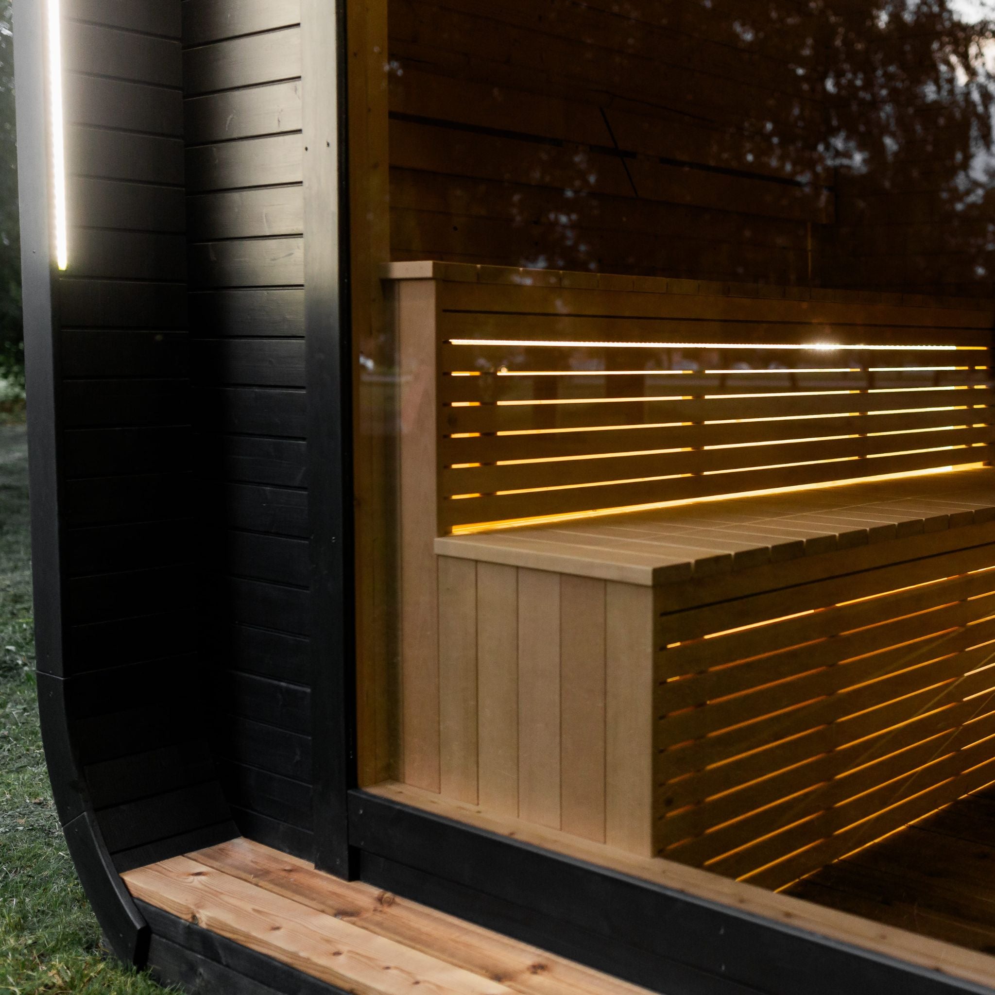 Arc Sauna met kleedruimte 245x340