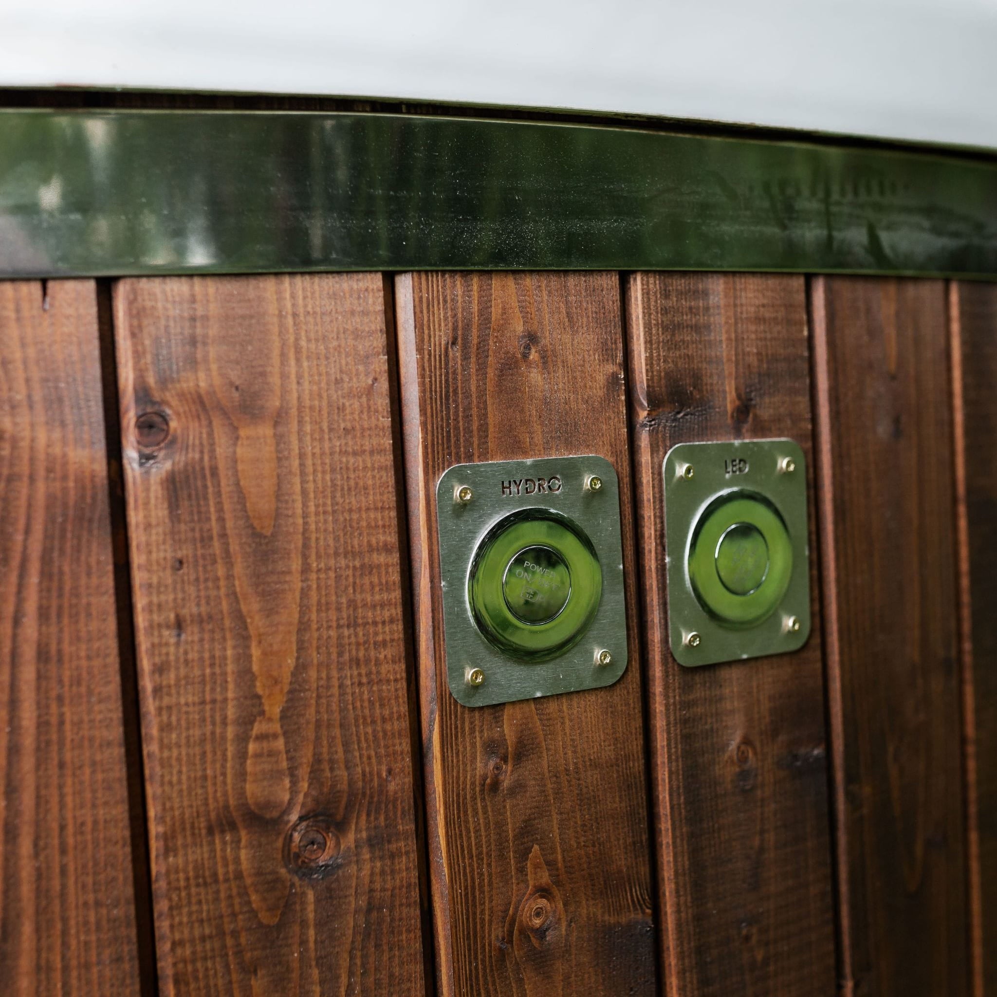 Houtgestookte hottub - externe kachel - rond