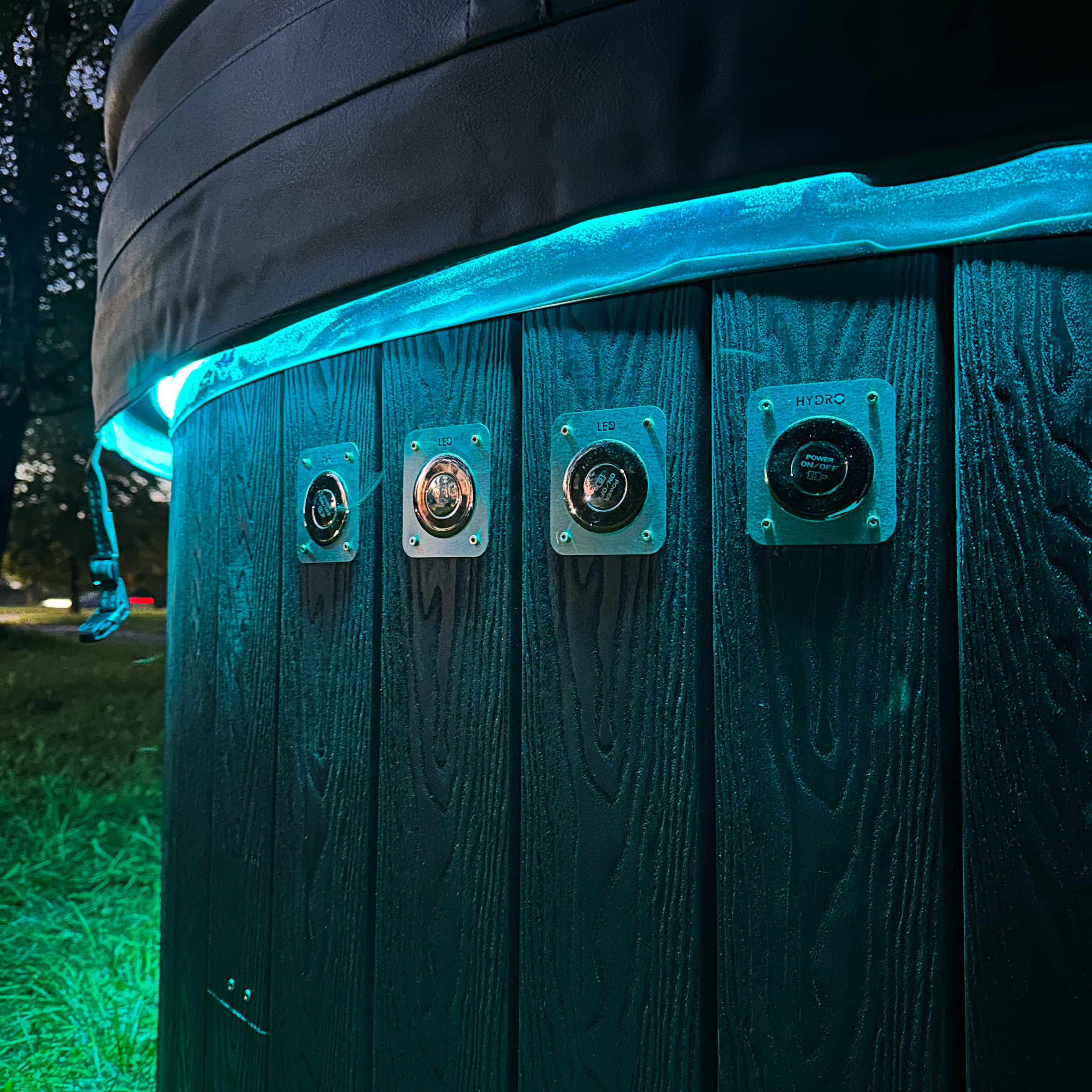 Houtgestookte hottub - externe kachel - rond