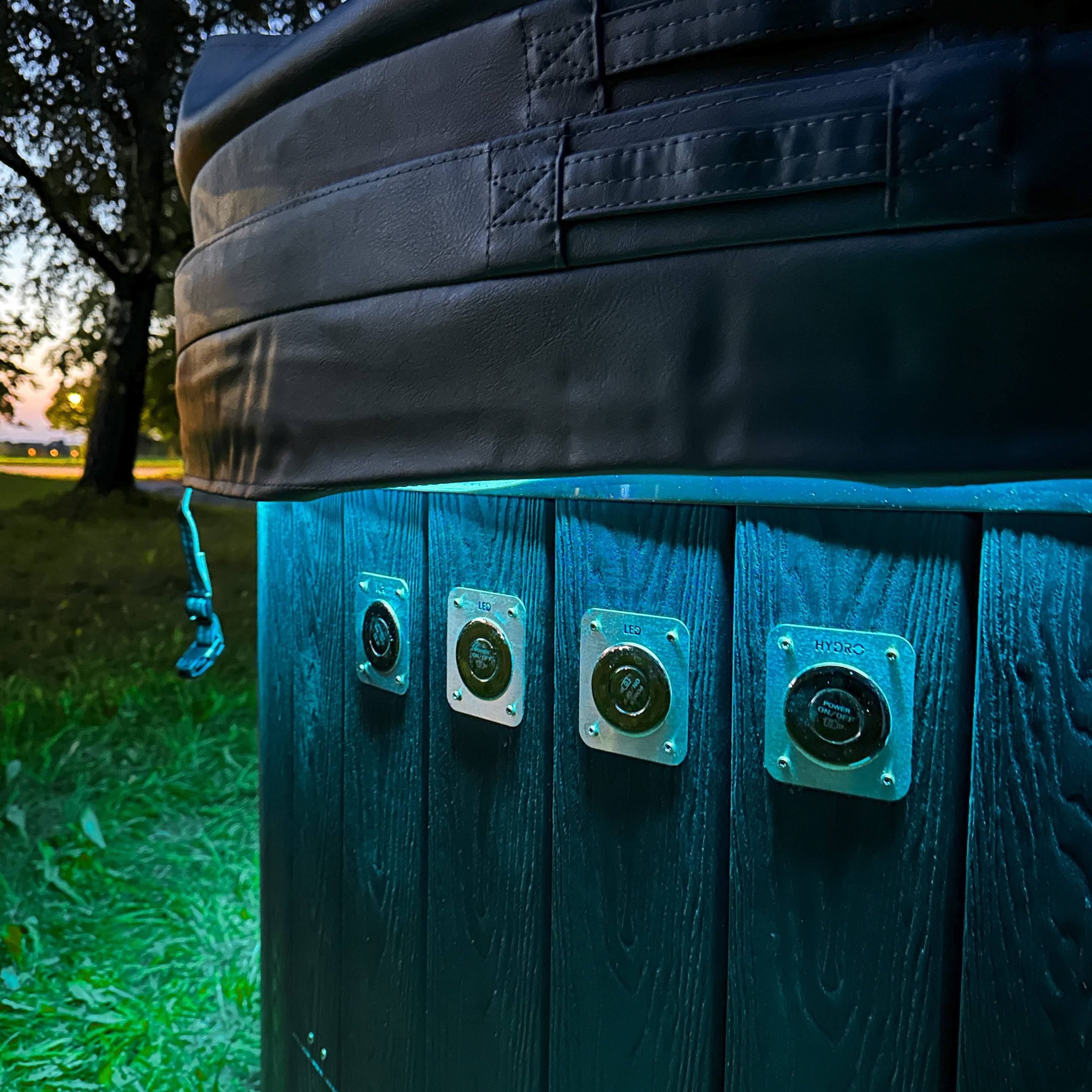 Houtgestookte hottub - externe kachel - rond