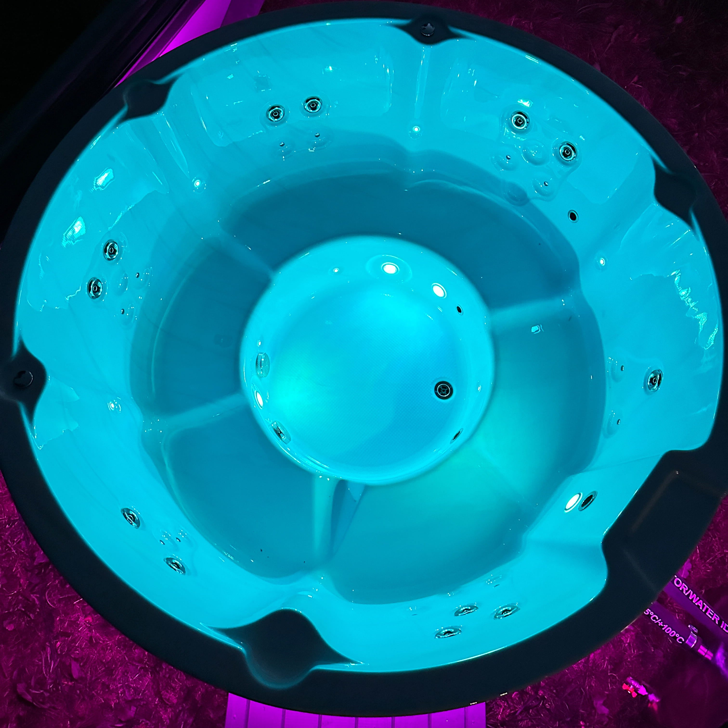 Houtgestookte hottub - externe kachel - rond