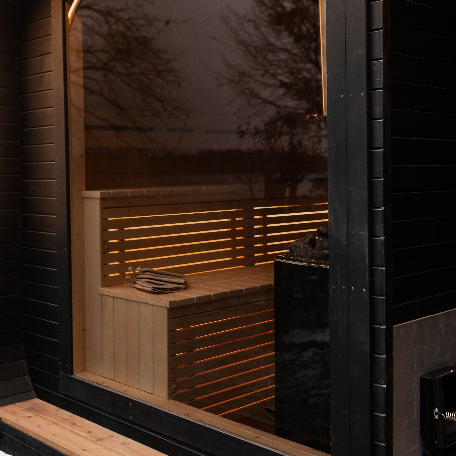 Instapklare sauna module