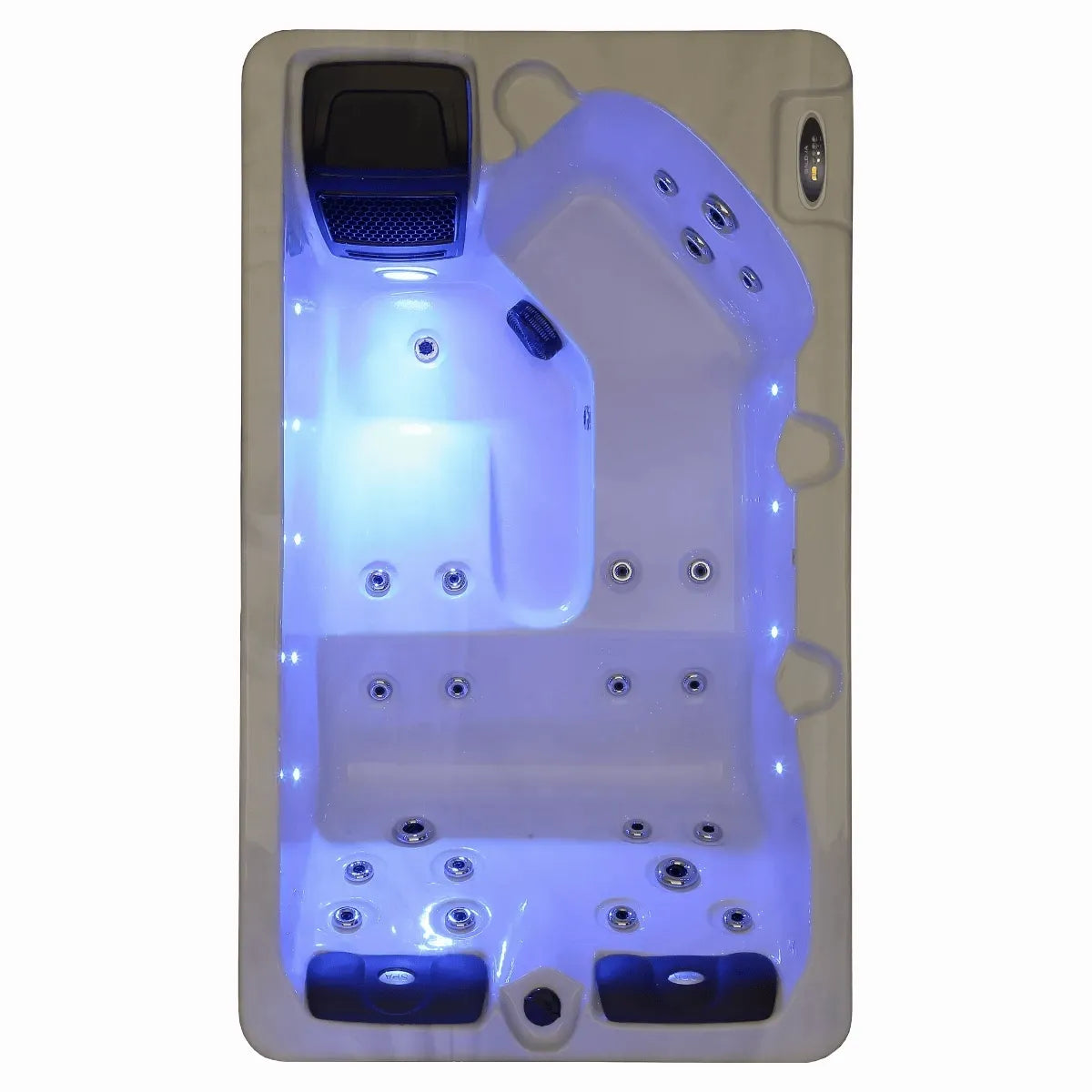 W’eau Hudson spa – compacte 3-persoons spa met twee ligplaatsen