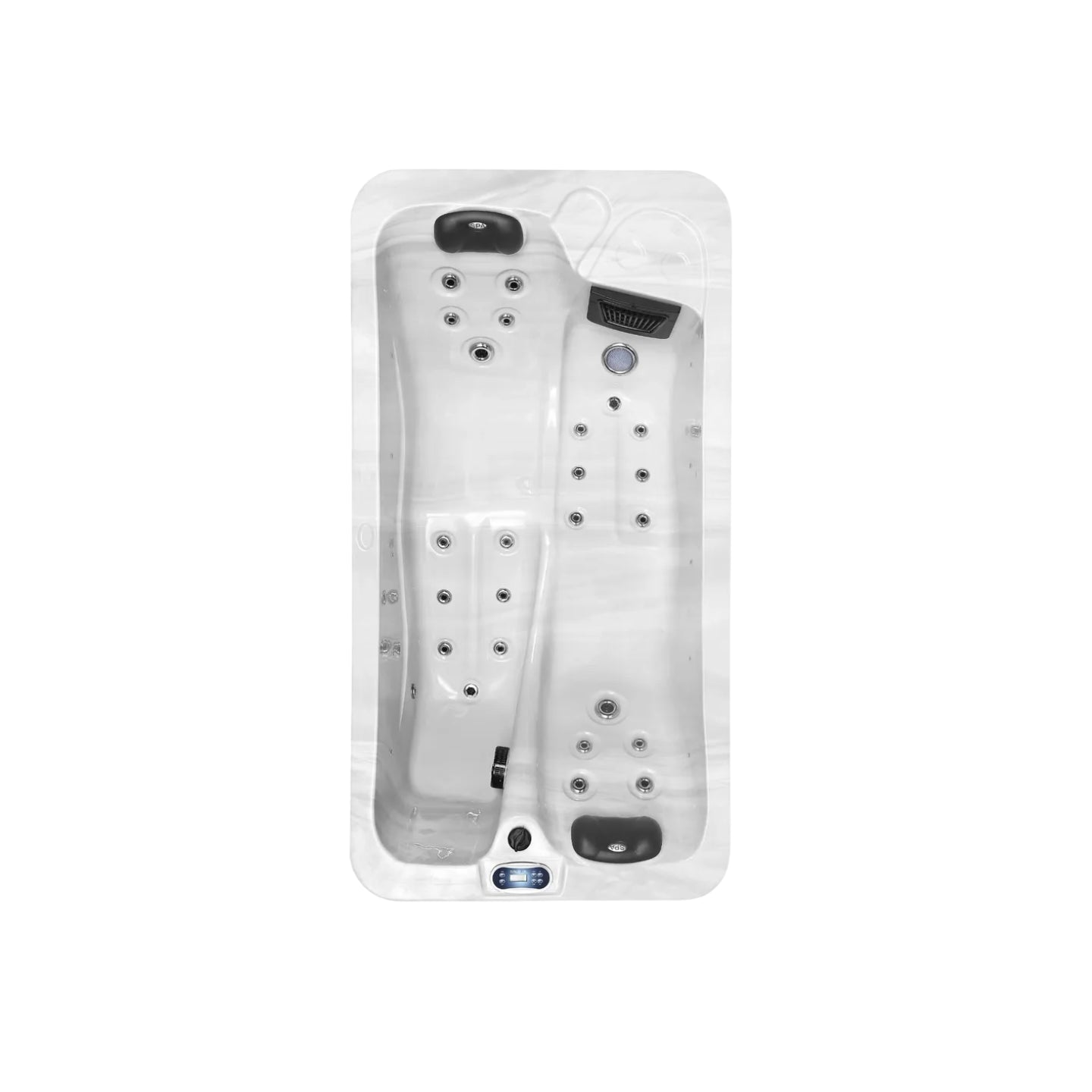 W’eau Iseo spa – compacte 2-persoons spa met twee ligplaatsen