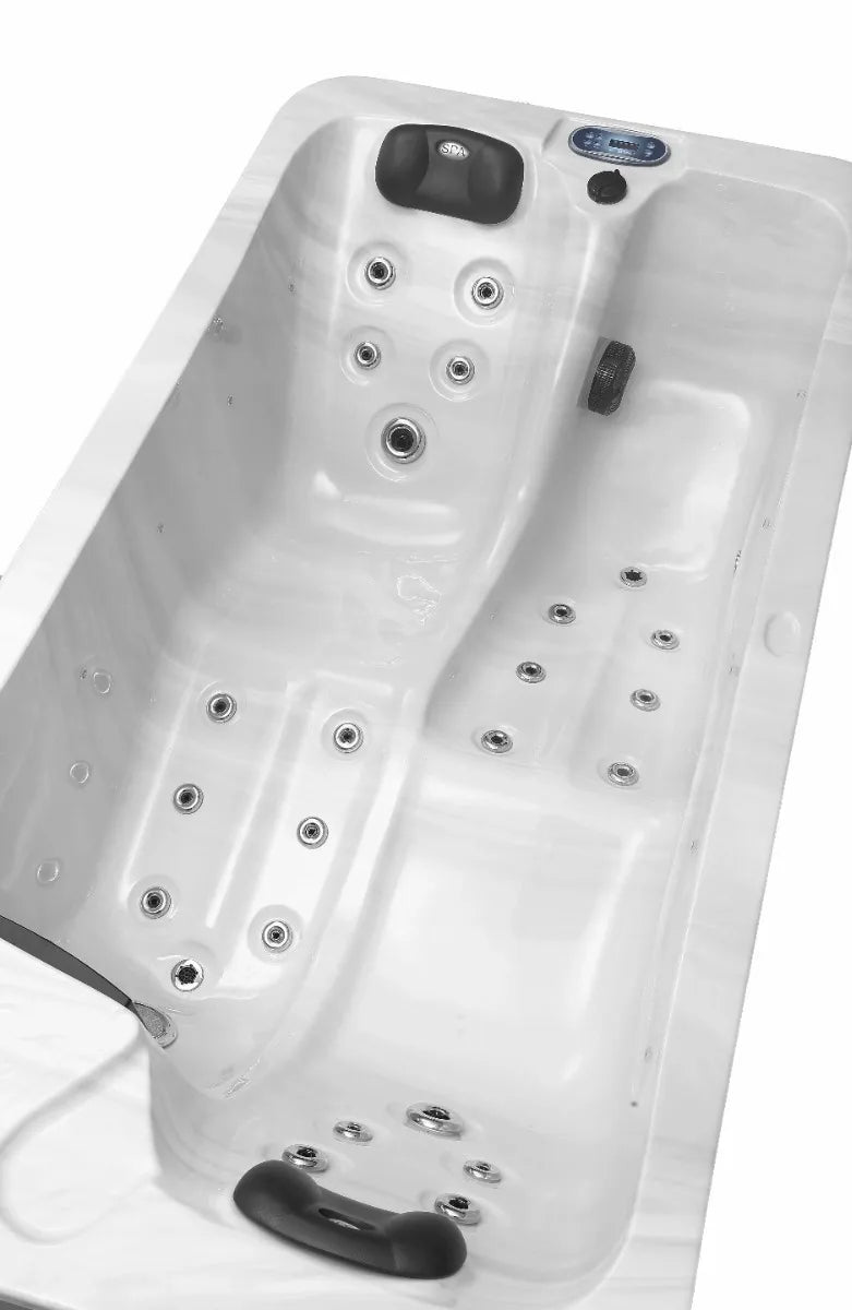 W’eau Iseo spa – compacte 2-persoons spa met twee ligplaatsen